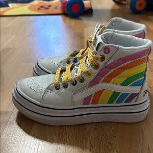 Vans FLOUR SHOP x SUPER COMFYCUSH SK8-HI Rare Platform Sneakers